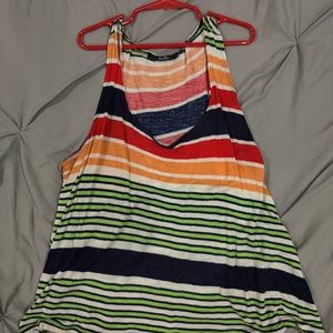 Colorful striped top